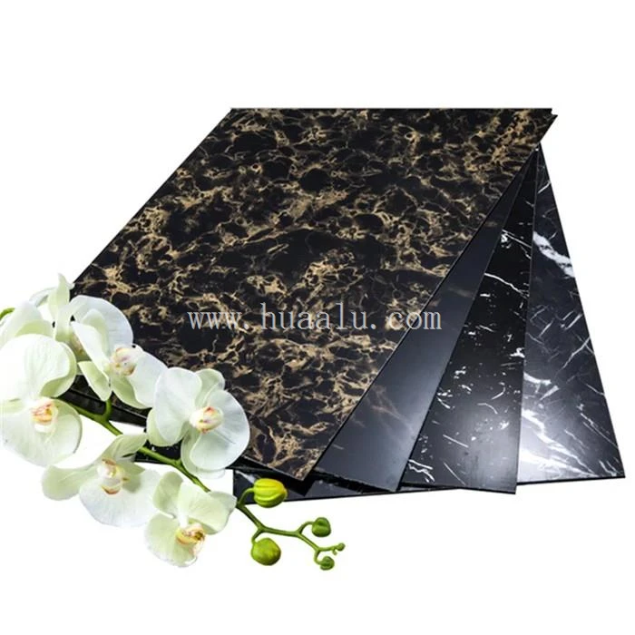 Marble finish aluminium construction sheet