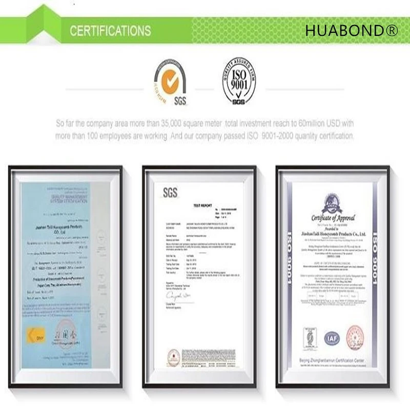 Aluminum Honeycomb Panel certificate Aluminum Honeycomb Panel certificate